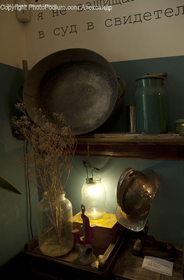 Glass, Goblet, Flower Arrangement, Frying Pan, Ikebana, Plant, Potted Plant