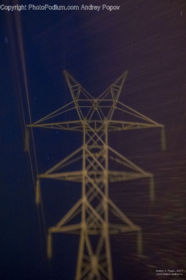 Electric Transmission Tower, Building, Housing