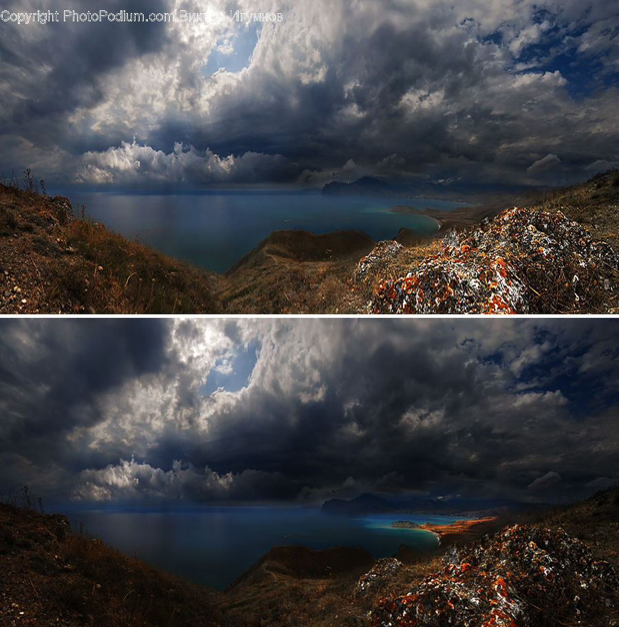 Eruption, Lava, Outdoors, Azure Sky, Cloud, Sky, Cumulus