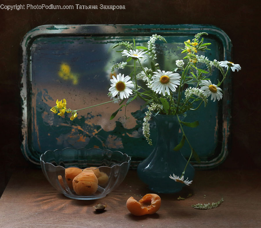 Glass, Goblet, Pot, Pottery, Flower, Flower Arrangement, Flower Bouquet