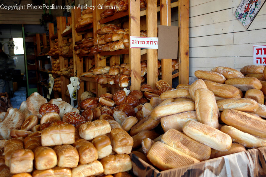 Bread, Food, Bakery, Shop, Bun, Bagel, Croissant