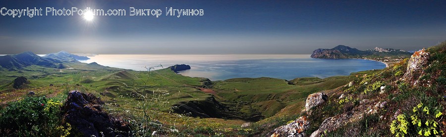 Promontory, Cliff, Outdoors, Countryside, Bush, Plant, Vegetation