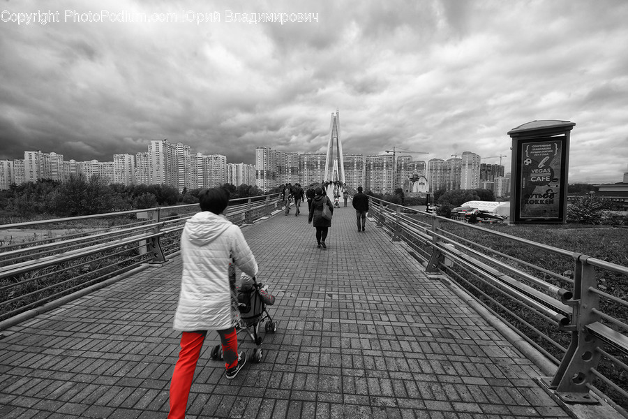 Human, People, Person, Pedestrian, Boardwalk, Deck, Path