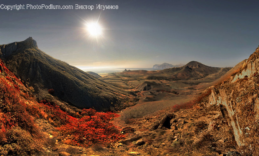 Canyon, Outdoors, Valley, Crest, Mountain, Mountain Range, Peak