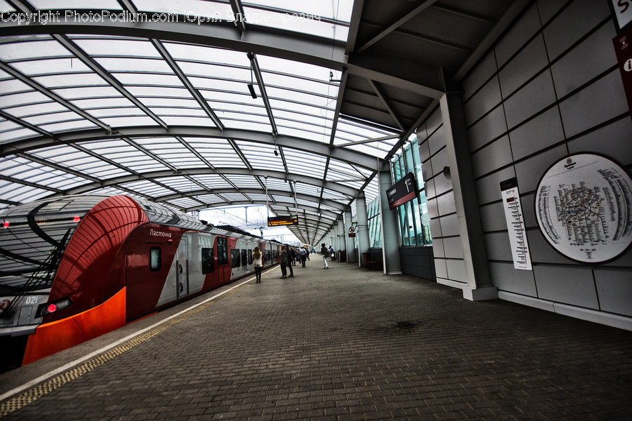 Train, Vehicle, Alley, Alleyway, Road, Street, Town