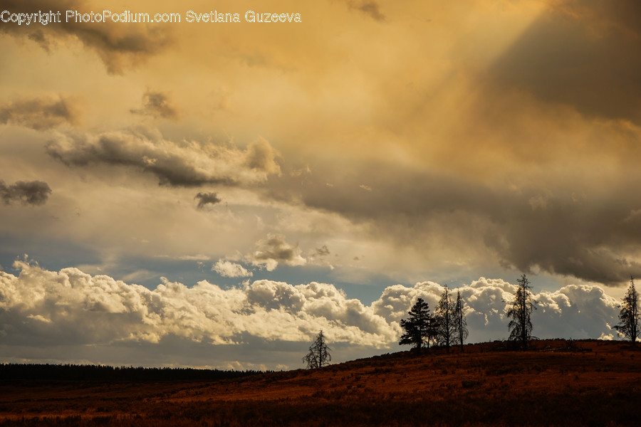 Azure Sky, Cloud, Outdoors, Sky, Cumulus