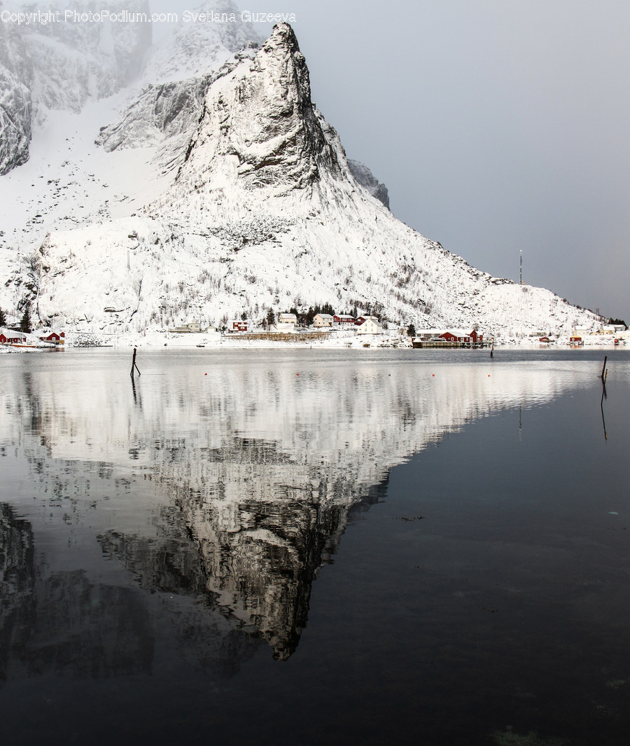 Arctic, Glacier, Ice, Mountain, Outdoors