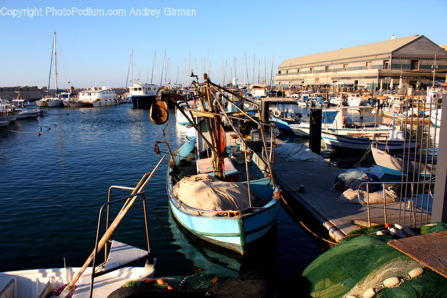 Boat, Dinghy, Dock, Port, Waterfront