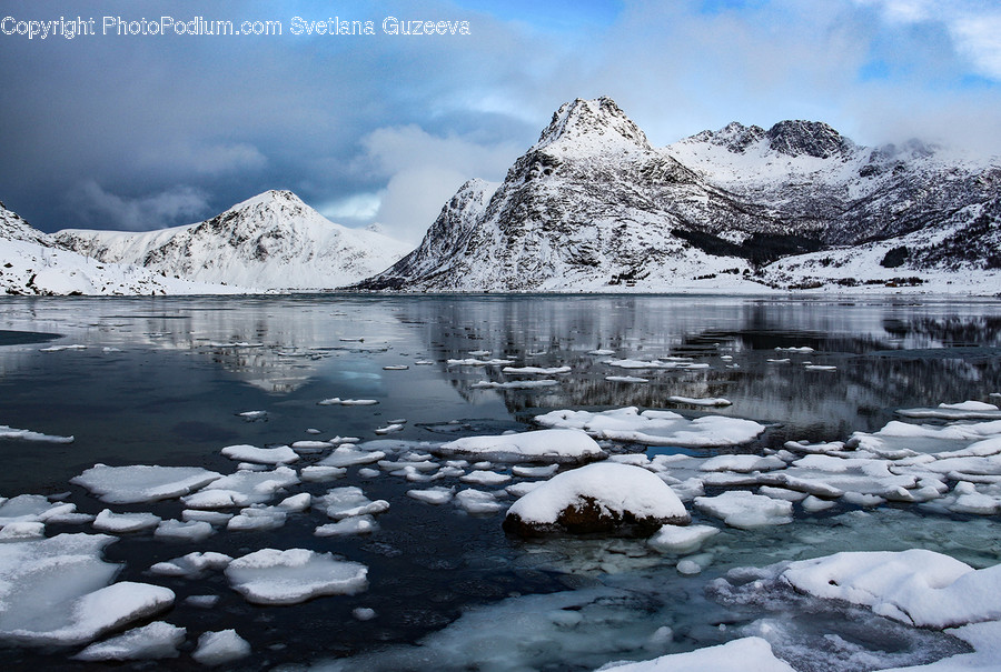 Arctic, Glacier, Ice, Mountain, Outdoors