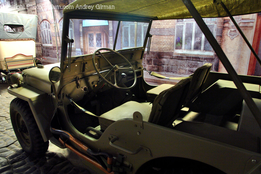 Buggy, Golf Cart, Vehicle, Brick, Antique Car