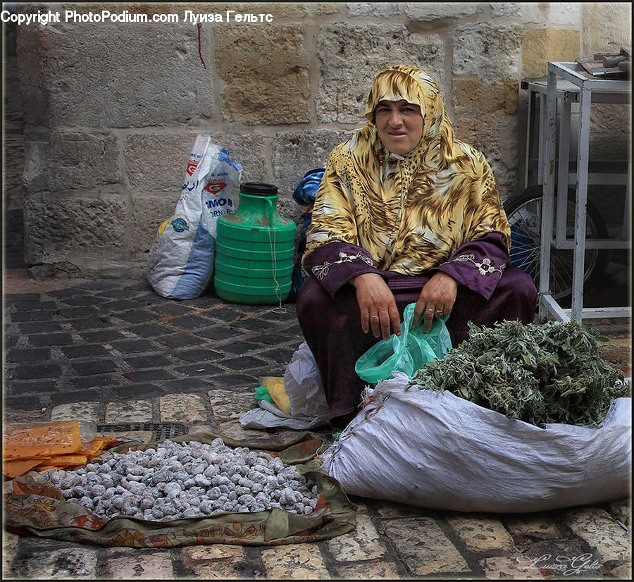 People, Person, Human, Market, Produce, Vegetable, Cobblestone