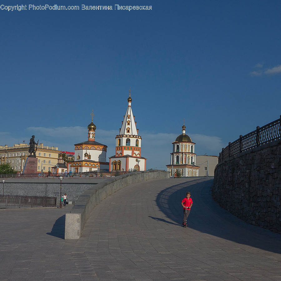 Architecture, Building, City, Downtown, Plaza