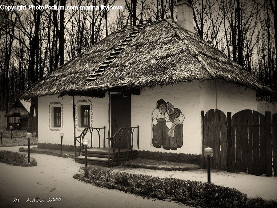 People, Person, Human, Building, Cottage, Housing, Cabin