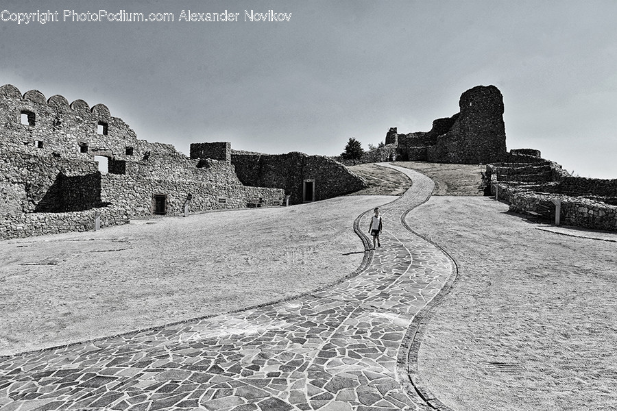 Ruins, Building, Bunker, Architecture, Castle