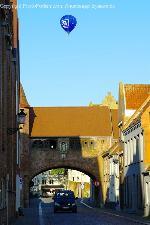 Alley, Alleyway, Building, City, Road