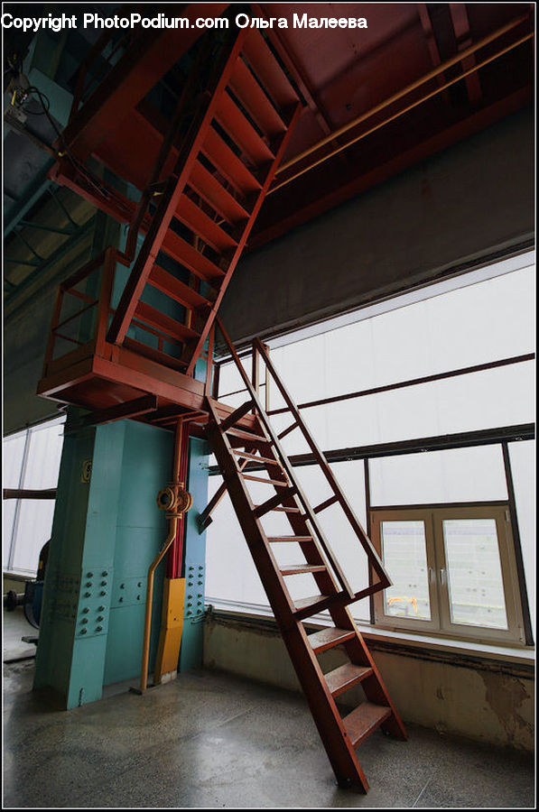 Banister, Handrail, Staircase, Housing, Indoors, Interior Design, Loft