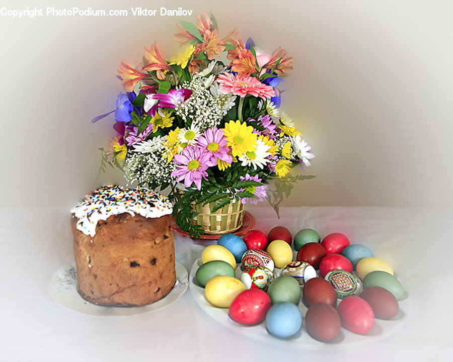 Easter Egg, Egg, Flower, Flower Arrangement, Flower Bouquet, Floral Design, Ikebana