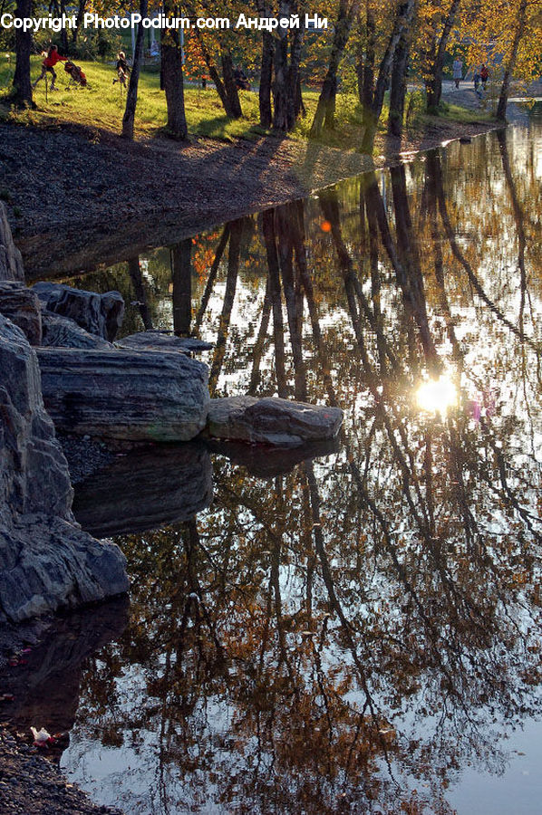 Creek, Outdoors, River, Water, Rock, Cliff, Mountain