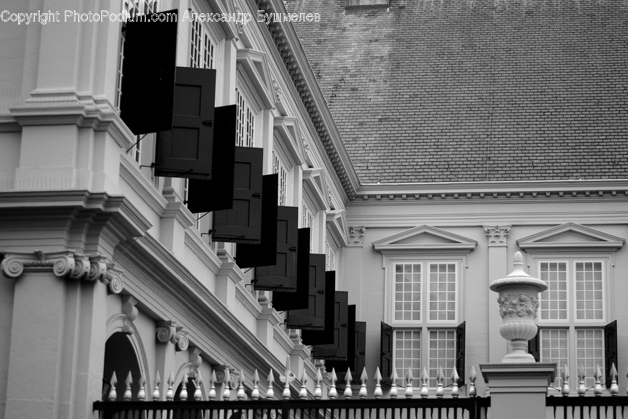 Architecture, Building, Column, Pillar, Balcony