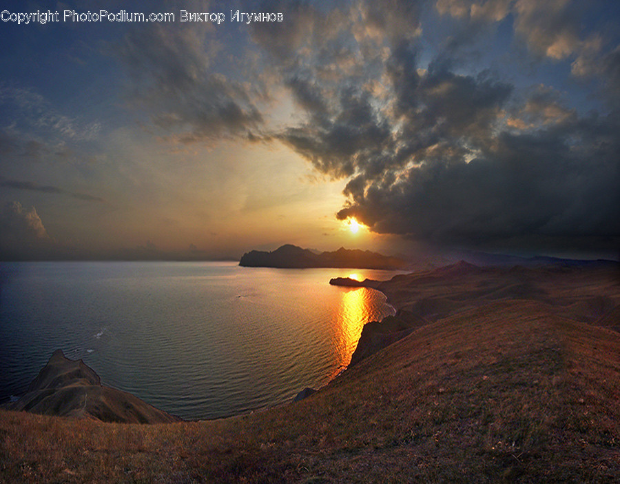 Dawn, Dusk, Nature, Outdoors, Red Sky