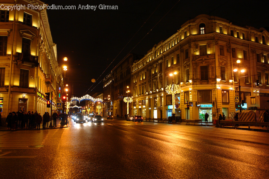 Building, City, Road, Street, Town