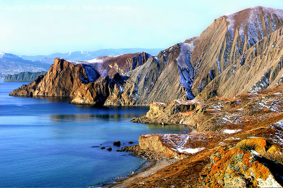 Promontory, Cliff, Outdoors, Coast, Nature