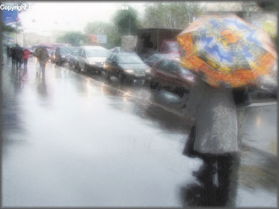 Automobile, Car, Vehicle, Blizzard, Outdoors, Snow, Weather