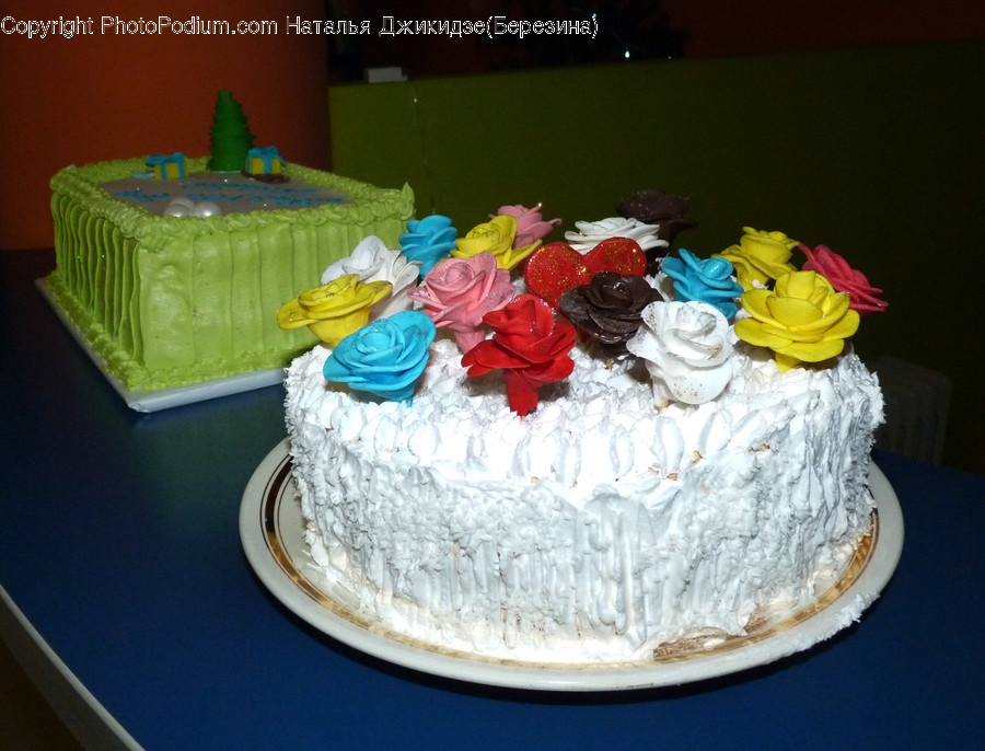 Cake, Dessert, Food, Birthday Cake, Cream