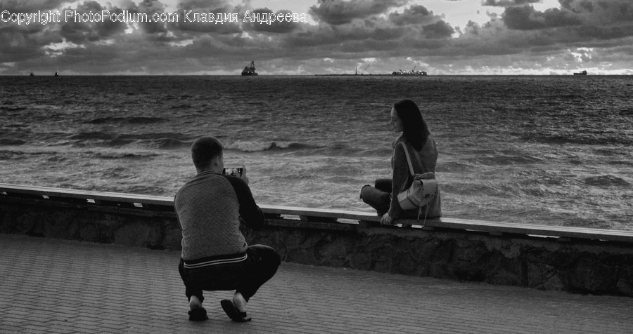 Human, People, Person, Bench, Beach