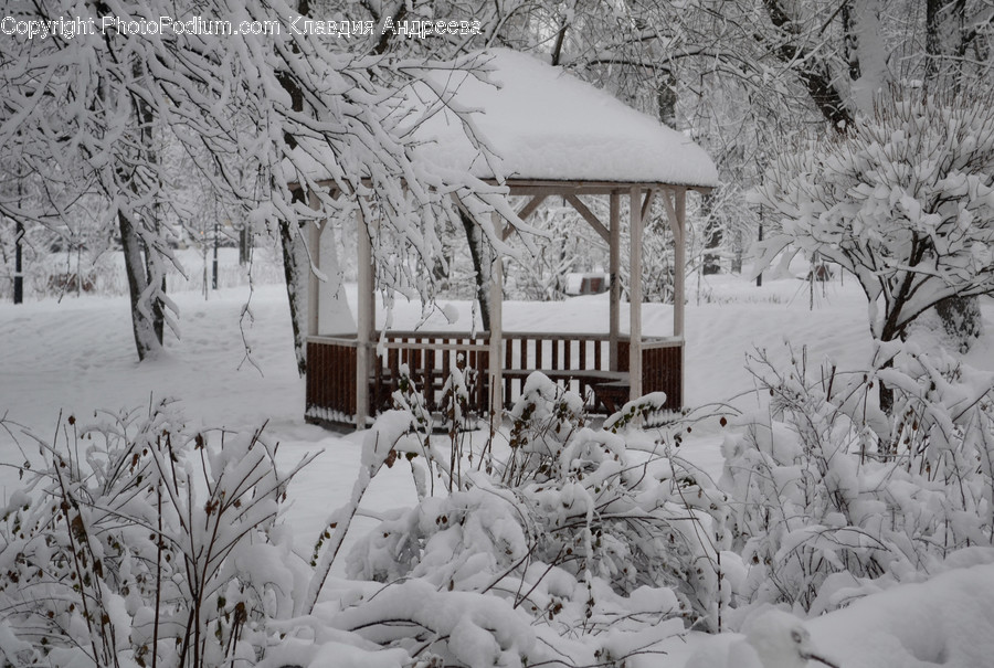 Outdoors, Snow, Building, Countryside, Hut