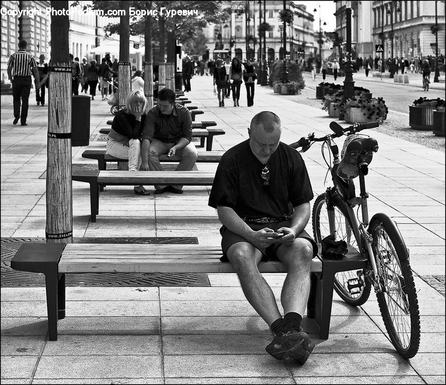 People, Person, Human, Bench