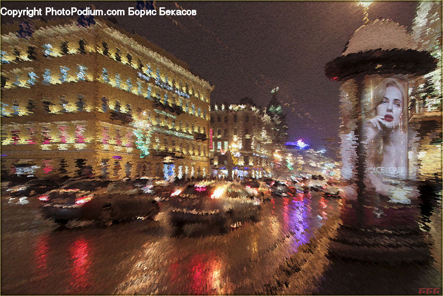 Head, Portrait, City, Downtown, Architecture, Plaza, Town