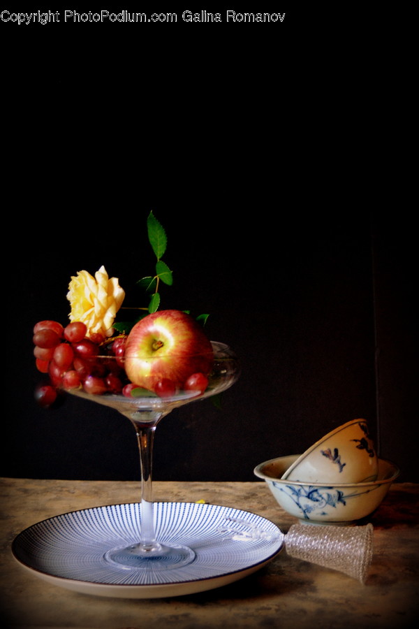 Glass, Goblet, Flora, Food, Fruit