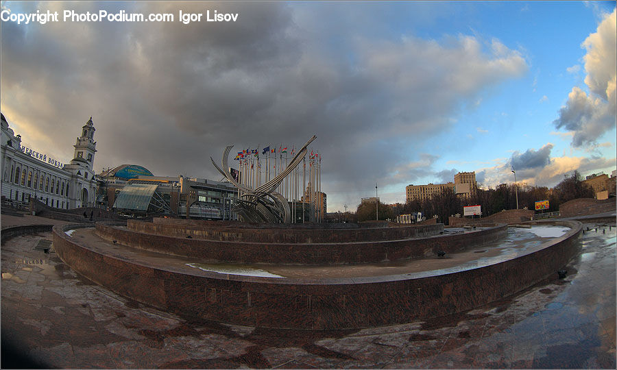 Ferry, Freighter, Ship, Tanker, Vessel, City, Downtown