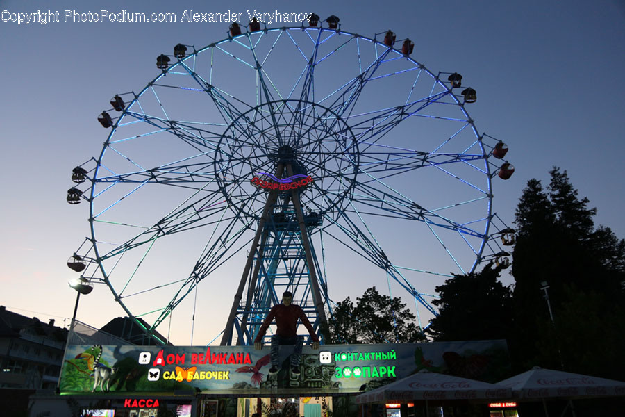 Amusement Park, Ferris Wheel, Leisure Activities