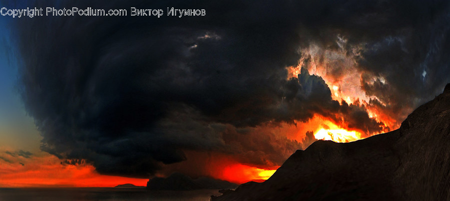 Eruption, Nature, Mountain, Outdoors, Volcano