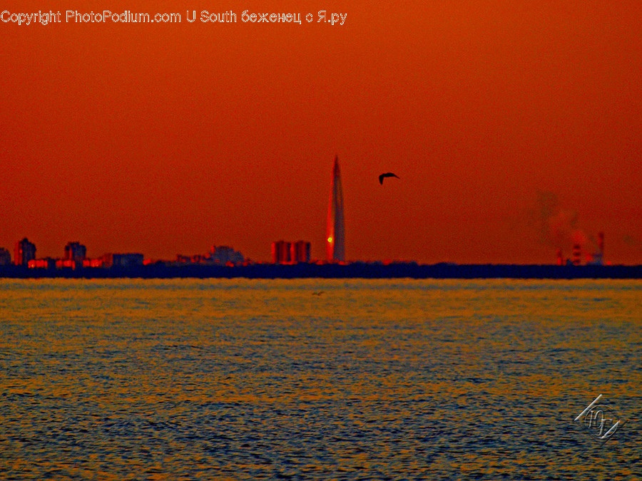 Dawn, Dusk, Nature, Outdoors, Red Sky