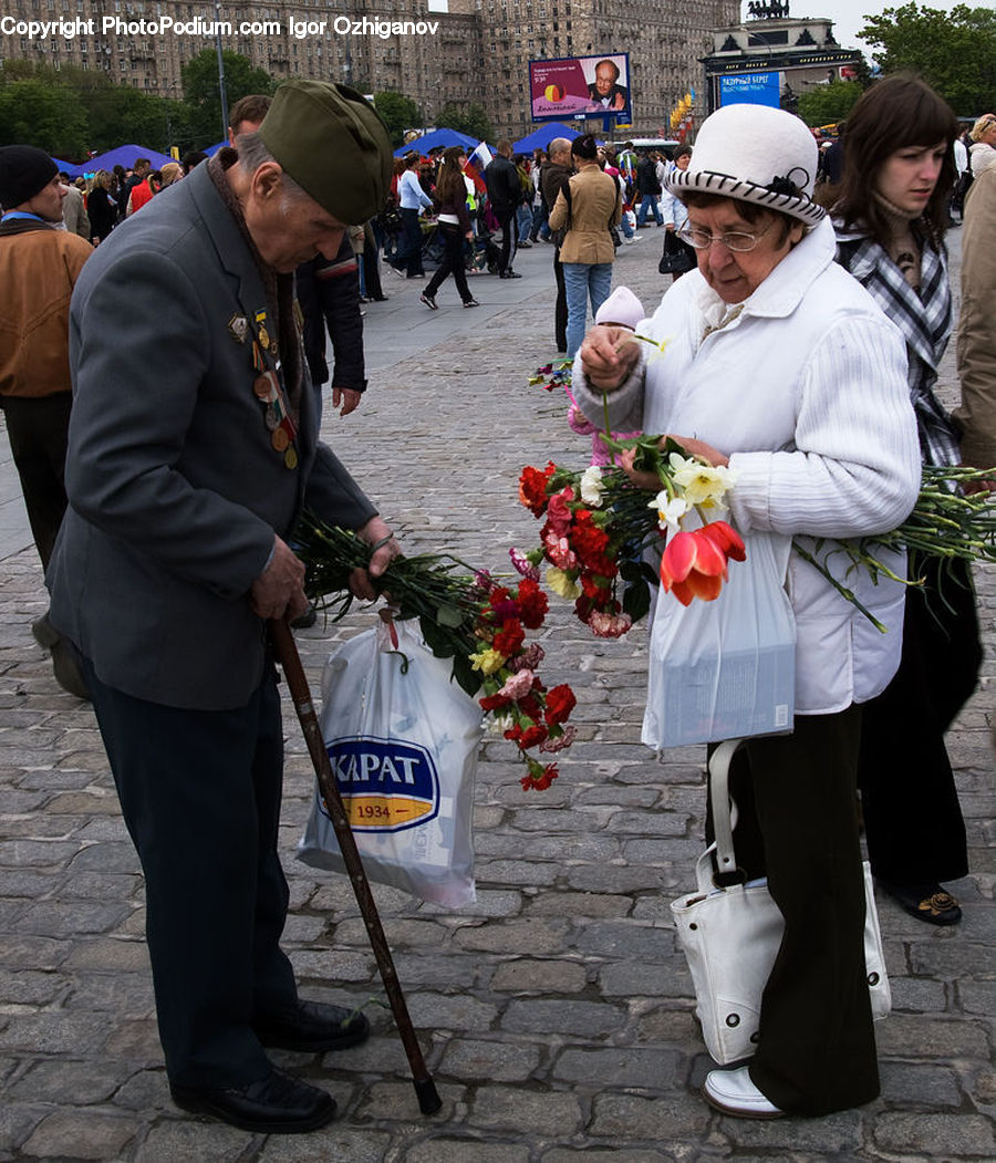 People, Person, Human, Plant, Potted Plant, Blossom, Flower