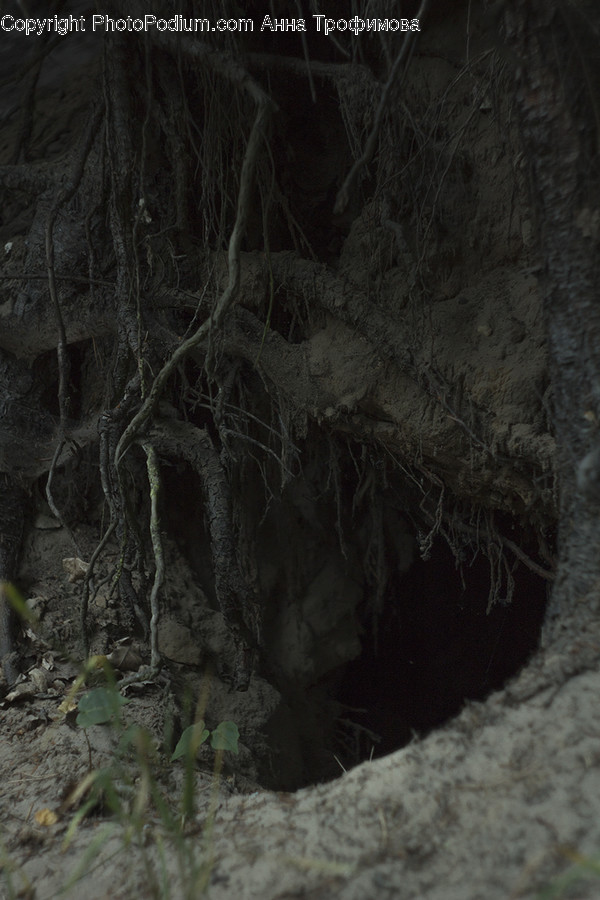 Hole, Cave, Nature, Soil