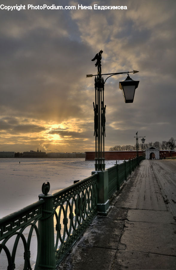 Boardwalk, Deck, Path, Sidewalk, Walkway, Railing, Pavement