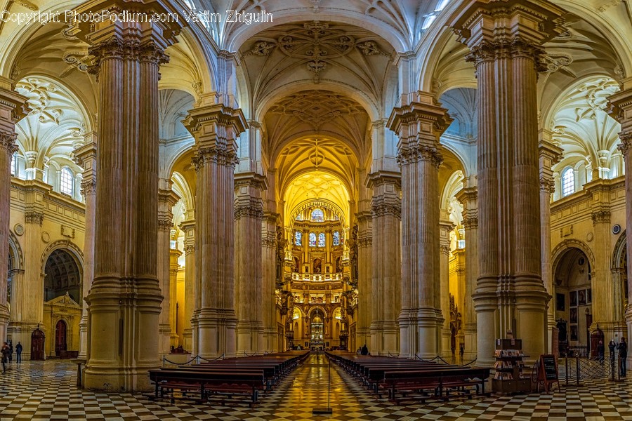 Aisle, Indoors, Architecture, Building, Church