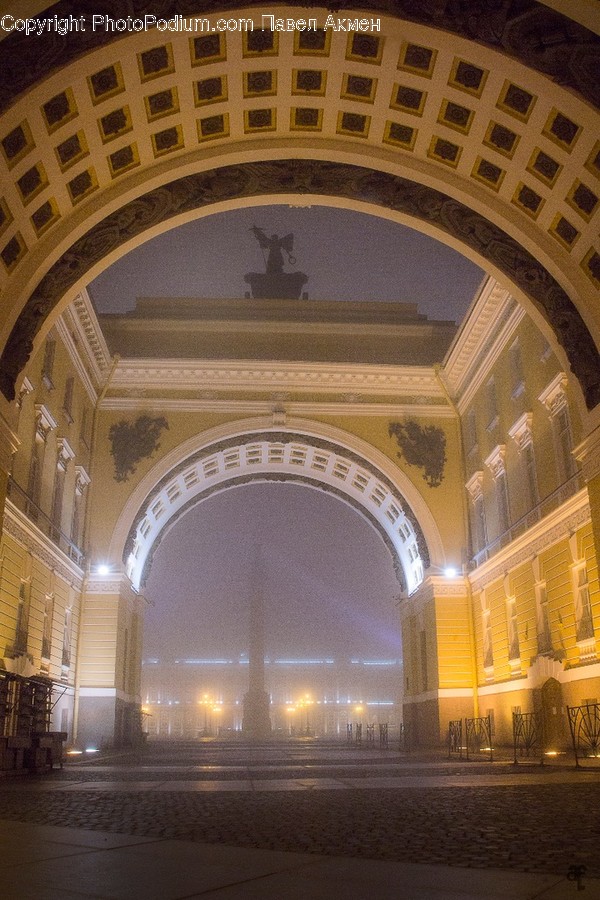 Lighting, Arch, Arched, Architecture, Building