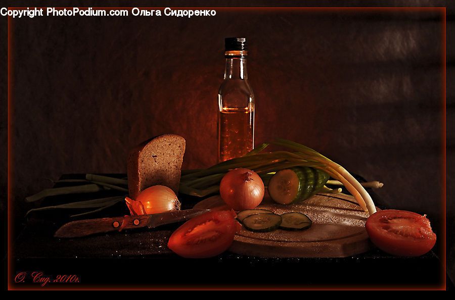 Bottle, Onion, Produce, Shallot, Vegetable, Glass, Goblet