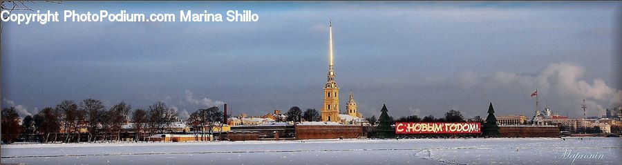 Factory, Refinery, Architecture, Spire, Steeple, Tower, Cathedral