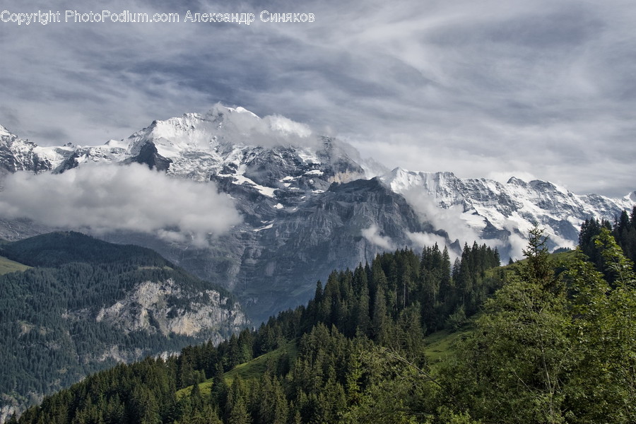 Glacier, Ice, Mountain, Nature, Outdoors