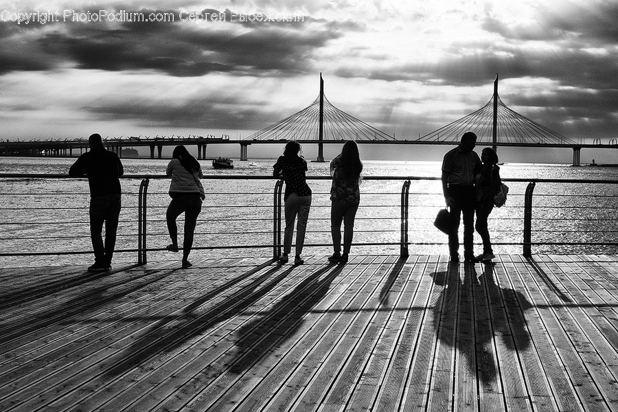 Human, People, Person, Boardwalk, Bridge