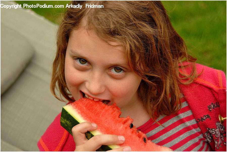 Human, People, Person, Fruit, Watermelon, Melon