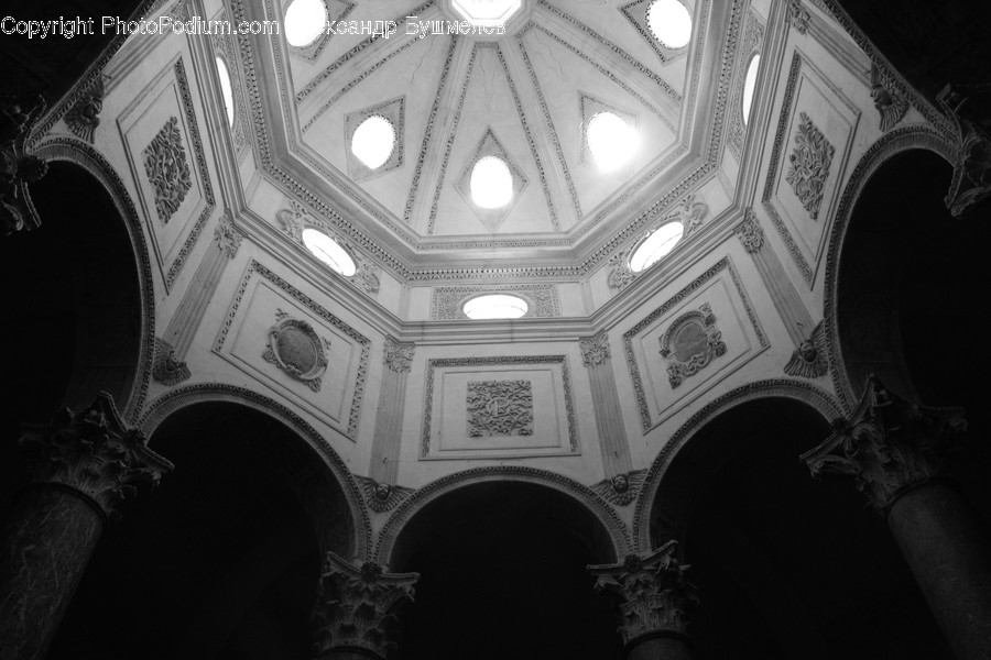 Arch, Arched, Architecture, Building, Vault Ceiling