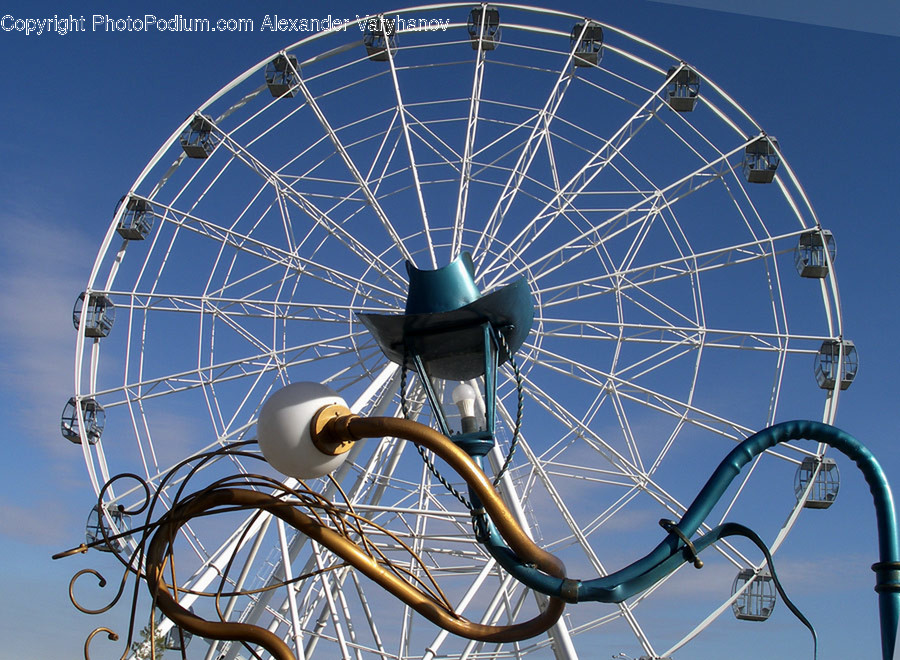 Amusement Park, Ferris Wheel, Leisure Activities, Bicycle, Bike