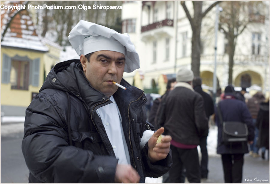 Human, People, Person, Back, Pedestrian, Finger, Coat